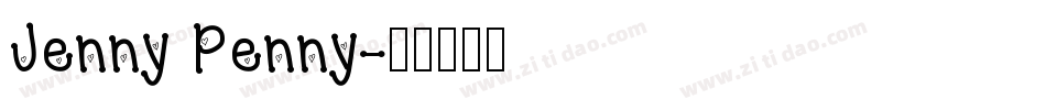 Jenny Penny字体转换